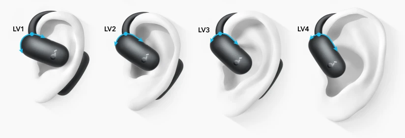 Ausinės Anker Soundcore Aero Fit 2, žalios spalvos aprašymas - Prekės nuotrauka