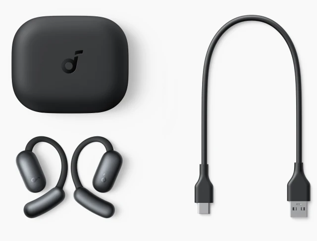 Ausinės Anker Soundcore Aero Fit 2, žalios spalvos aprašymas - Prekės nuotrauka