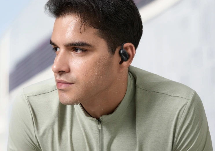 Ausinės Anker Soundcore Aero Fit 2, žalios spalvos aprašymas - Prekės nuotrauka