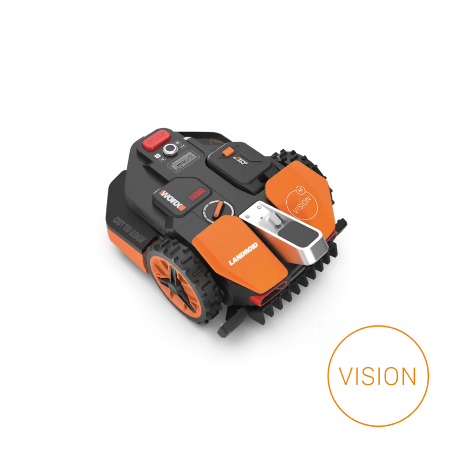 Vejos robotas Worx Landroid Vision M600, 20 V, 1x 2,0 Ah akum. aprašymas - Prekės nuotrauka