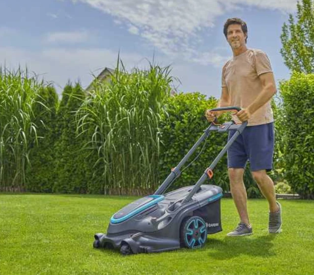 Akumuliatorinė vejapjovė Gardena PowerMax Duo 46/36 V 14646-65 (akumuliatorius nepridėtas) aprašymas - Prekės nuotrauka