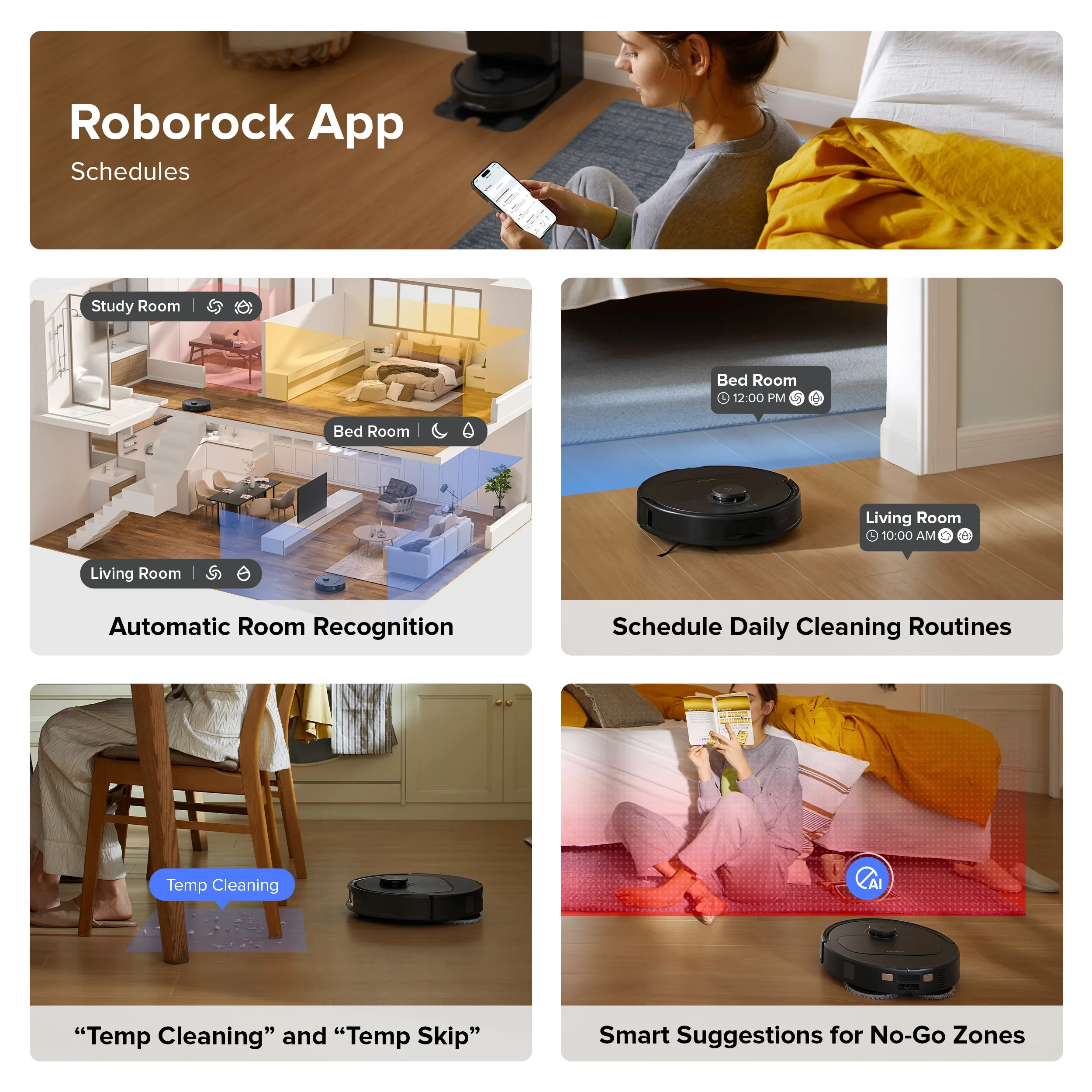 Dulkių siurblys - robotas Roborock Qrevo Plus, Baltos spalvos aprašymas - Prekės nuotrauka Dulkių siurblys - robotas Roborock Qrevo Plus, Baltos spalvos aprašymas - Prekės nuotrauka