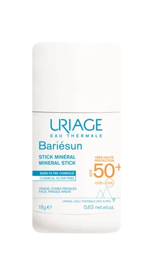 Mineralinis pieštukas nuo saulės Uriage BARIÉSUN SPF50+, 18 g aprašymas - Prekės nuotrauka