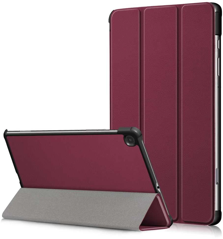 Dėklas Reach Smart Leather, skirtas Samsung Galaxy Tab S9 X710/X716, Bordo spalvos aprašymas - Prekės nuotrauka