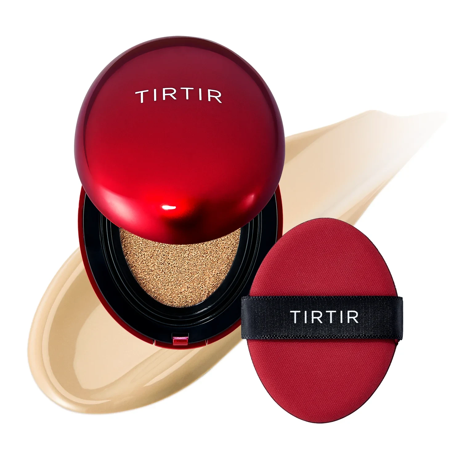 Makiažo pagrindas TirTir Mask Fit Red Cushion, 18 g, 24W Soft beige aprašymas - Prekės nuotrauka