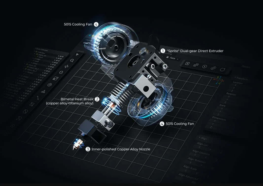 3D spausdintuvas Creality Sermoon D3 aprašymas - Prekės nuotrauka