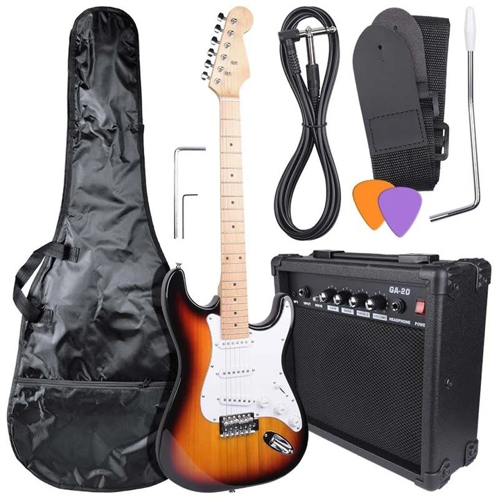 Elektrinės gitaros rinkinys NN EG SET SB aprašymas - Prekės nuotrauka