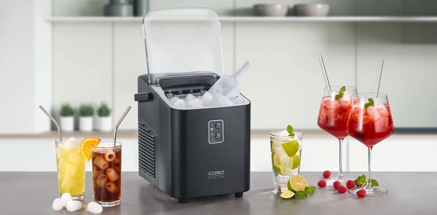 Ledukų gaminimo aparatas Caso IceChef Compact Power, 120 W, Juodas aprašymas - Prekės nuotrauka