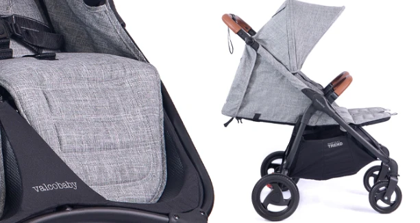Valco Baby Snap Duo Trend SPORT – dvivietis vežimėlis | juodos spalvos aprašymas - Prekės nuotrauka