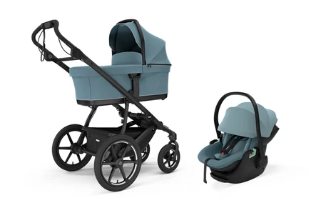 Keturratis visureigis vežimėlis THULE Urban Glide 4 Wheel, Juodas aprašymas - Prekės nuotrauka