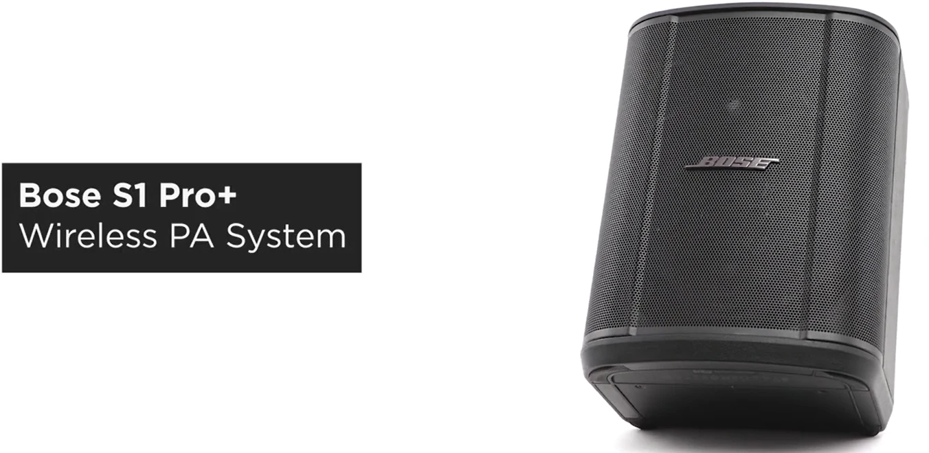 Nešiojama garso sistema Bose S1 Pro+ aprašymas - Prekės nuotrauka