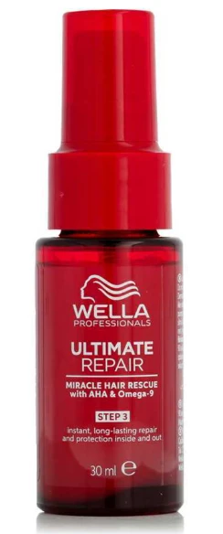 Atkuriamasis purškiklis pažeistiems plaukams Wella Ultimate Repair Miracle, 30 ml aprašymas - Prekės nuotrauka