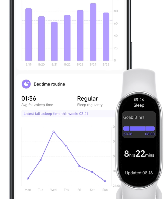 Išmanioji apyrankė Xiaomi Smart Band 10, Juodos spalvos aprašymas - Prekės nuotrauka