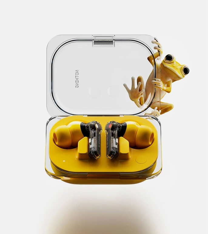 Nothing Ear(a) True Wireless Stereo Earphone - Yellow aprašymas - Prekės nuotrauka