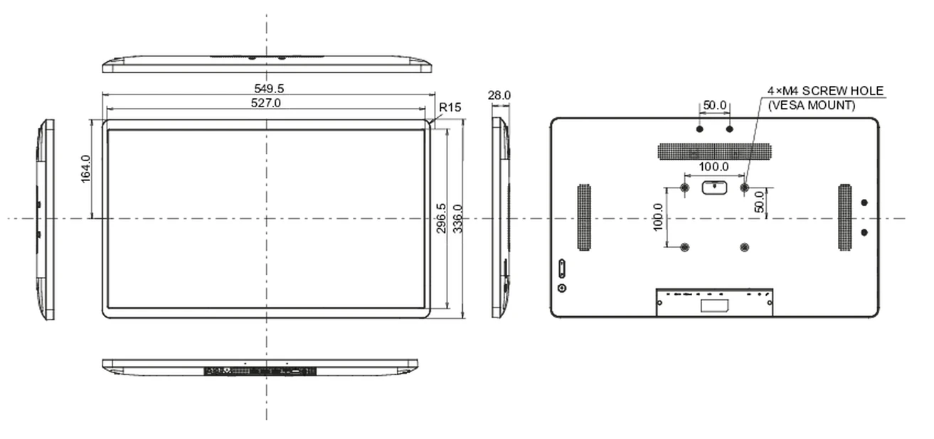 Įmontuojamas (panelinis) kompiuteris liečiamu ekranu Iiyama ProLite TW2424AS-B1 | 24