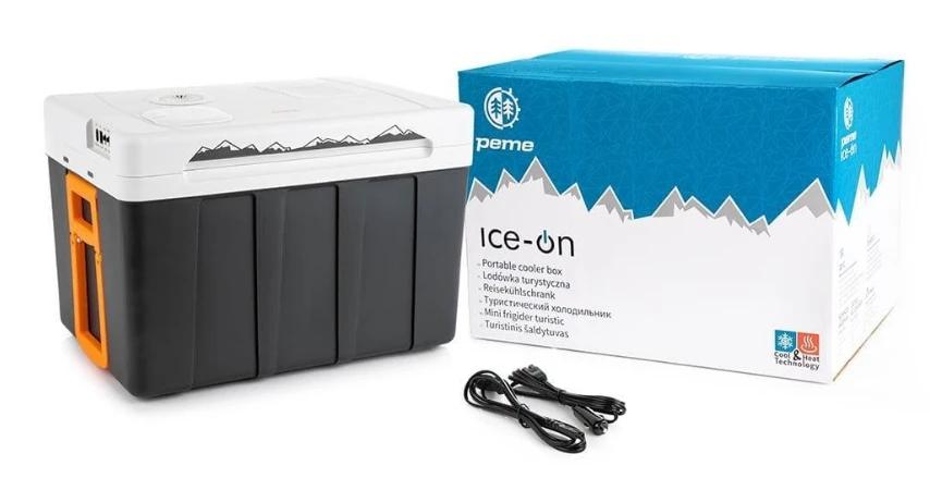Peme Ice-on XL kelioninis šaldytuvas, tamsiai pilkas aprašymas - Prekės nuotrauka