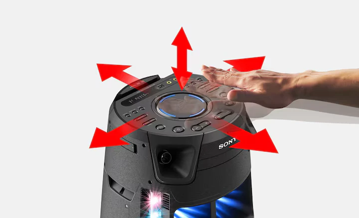 Garso sistema Sony MHC-V43D aprašymas - Prekės nuotrauka