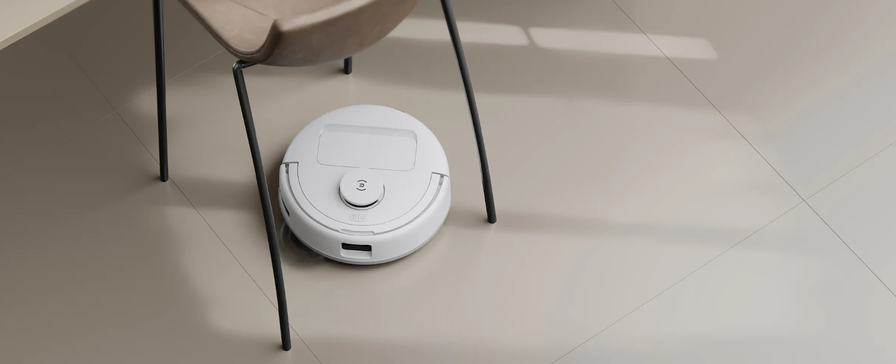 Dulkių siurblys - robotas Ecovacs DEEBOT mini Blue, Baltas aprašymas - Prekės nuotrauka
