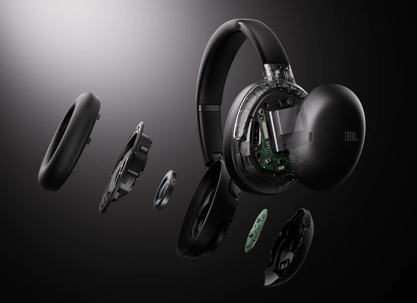 Belaidės ausinės JBL Tour One M3, latte spalvos aprašymas - Prekės nuotrauka