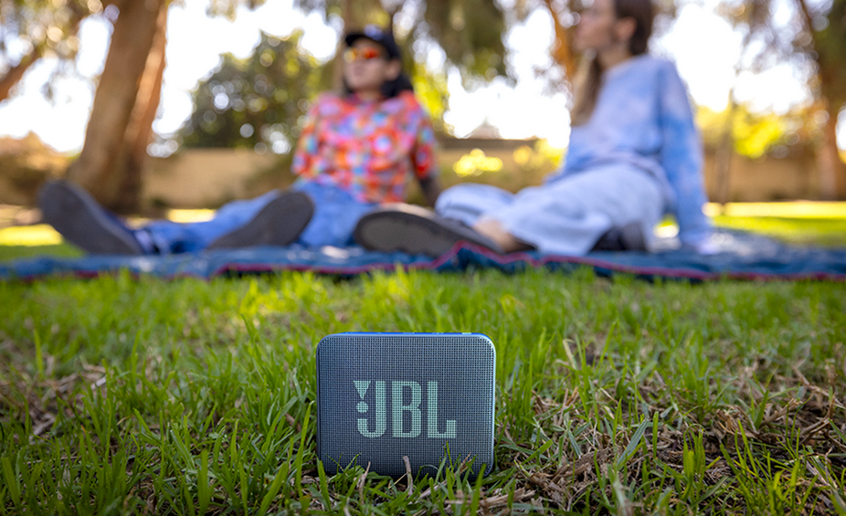 Nešiojama belaidė kolonėlė JBL GO Essential 2, Mėlyna aprašymas - Prekės nuotrauka