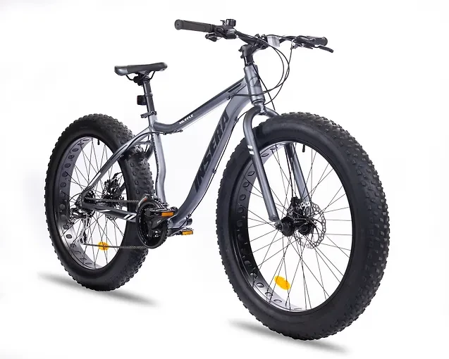 Dviratis Insera Muffle 26 Fatbike, 48 cm, pilkas aprašymas - Prekės nuotrauka