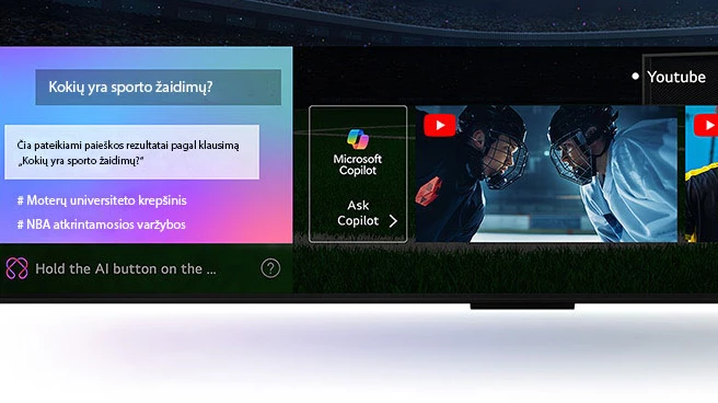 50 colių LG 50QNED80A3A 4K išmanusis TV 2025 aprašymas - Prekės nuotrauka