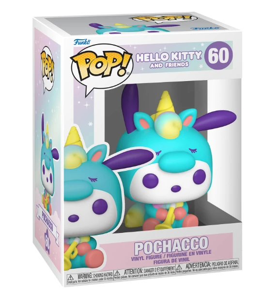 FUNKO POP! Vinilinė figūrėlė: Hello Kitty And Friends - Pochacco, 9.5 cm aprašymas - Prekės nuotrauka