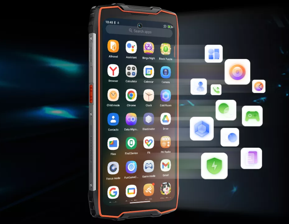 Išmanusis telefonas Blackview BV9300 Pro | 12/256 GB | juodos spalvos aprašymas - Prekės nuotrauka