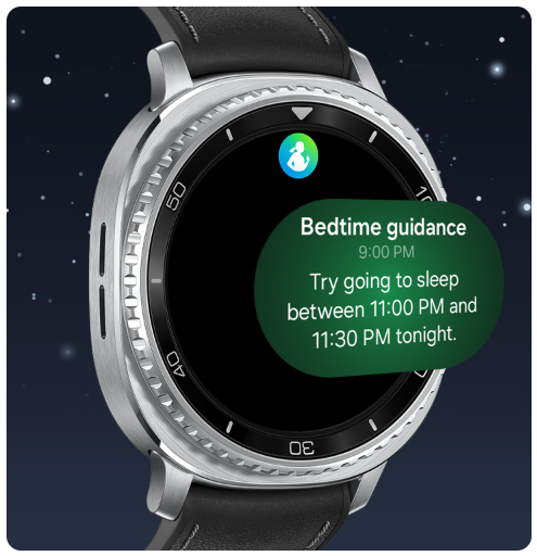 Išmanusis laikrodis Samsung Galaxy Watch8 Classic (LTE, 46 mm), baltos spalvos aprašymas - Prekės nuotrauka