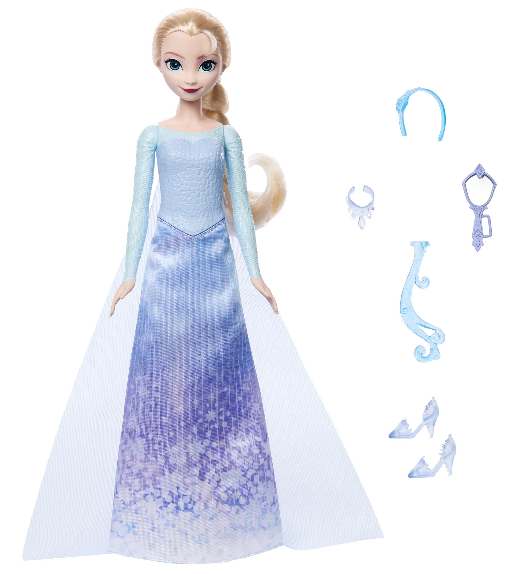 Mattel DISNEY FROZEN SPIN and REVEAL Elzos siurprizų rinkinys (JBG59) aprašymas - Prekės nuotrauka