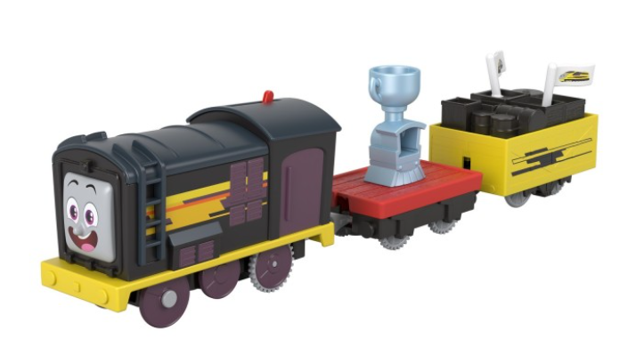 THOMAS & FRIENDS motorizuotas teminis garvežiukas su vagonu aprašymas - Prekės nuotrauka