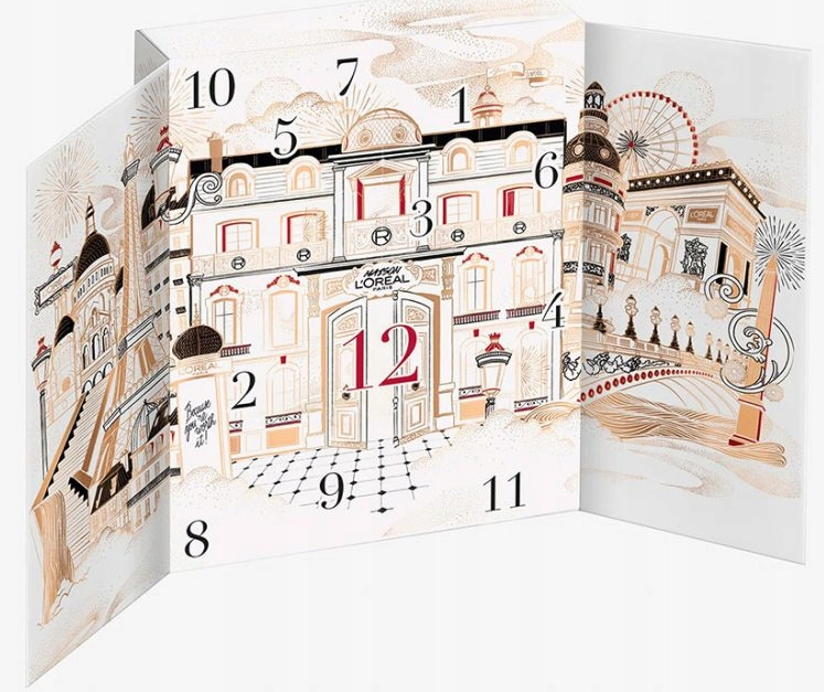 Makiažo advento kalendorius L'Oréal Paris Maison Advent Calendar aprašymas - Prekės nuotrauka