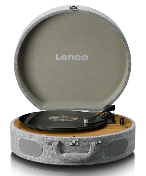 Lenco LS-66GY patefonas su garsiakalbiais ir AT-3600 galvute aprašymas - Prekės nuotrauka