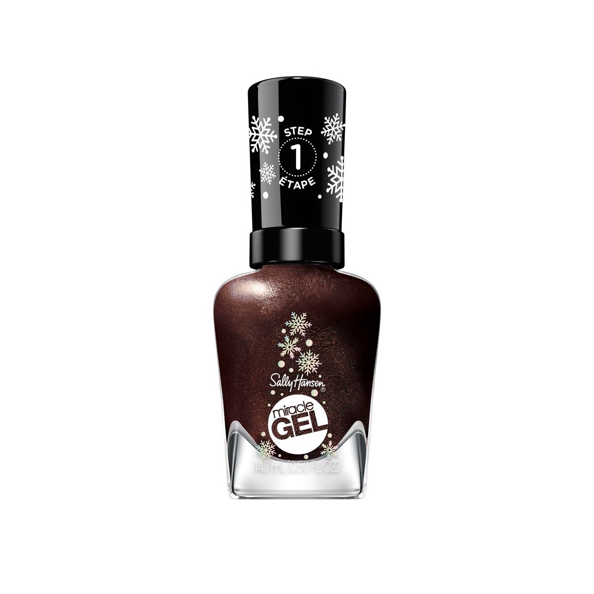 Gelinis nagų lakas Sally Hansen Miracle Gel, spalva: 922 Hot Cocoa Cuddles, 9,17 ml aprašymas - Prekės nuotrauka