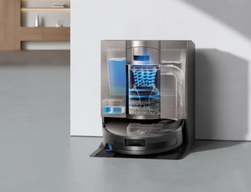 Dulkių siurblys - robotas Ecovacs DEEBOT X11 OmniCyclone, Juodas aprašymas - Prekės nuotrauka