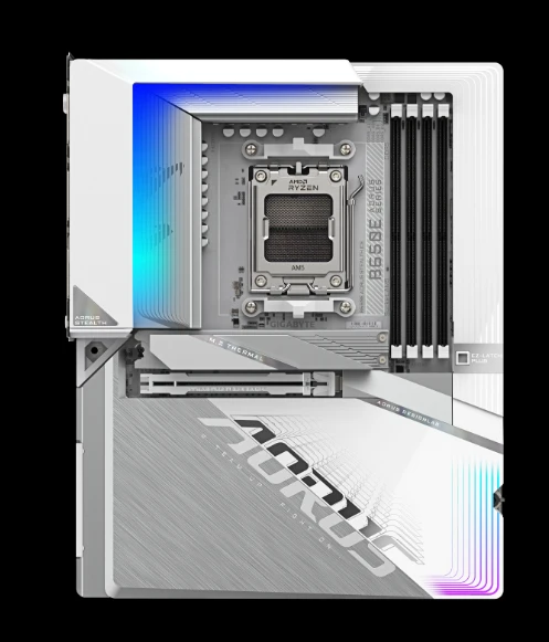 Pagrindinė plokštė GIGABYTE B650E AORUS STEALTH ICE aprašymas - Prekės nuotrauka