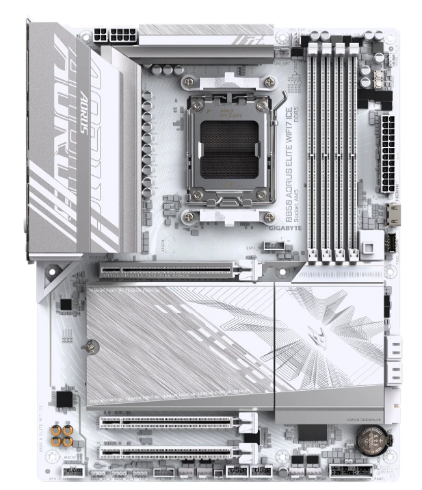 Pagrindinė plokštė GIGABYTE B850 AORUS ELITE WIFI7 ICE aprašymas - Prekės nuotrauka