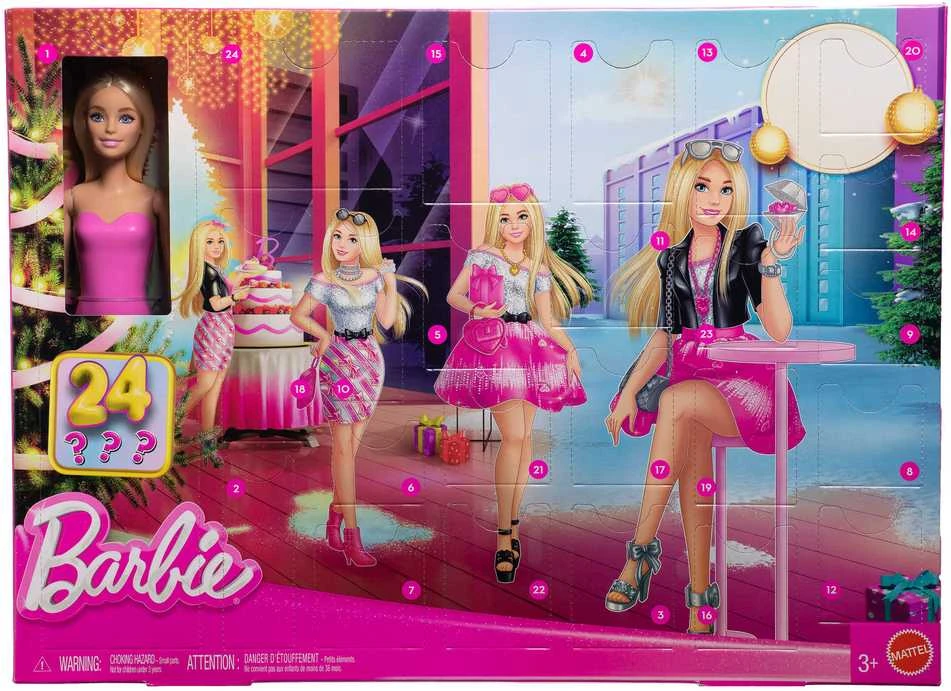 Advento kalendorius Mattel Barbie FAB (JFL63) aprašymas - Prekės nuotrauka