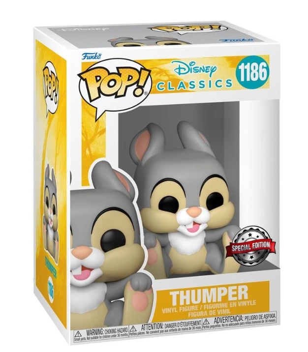 FUNKO POP! Vinilinė figūrėlė: Disney Classics - Thumper, 9 cm aprašymas - Prekės nuotrauka