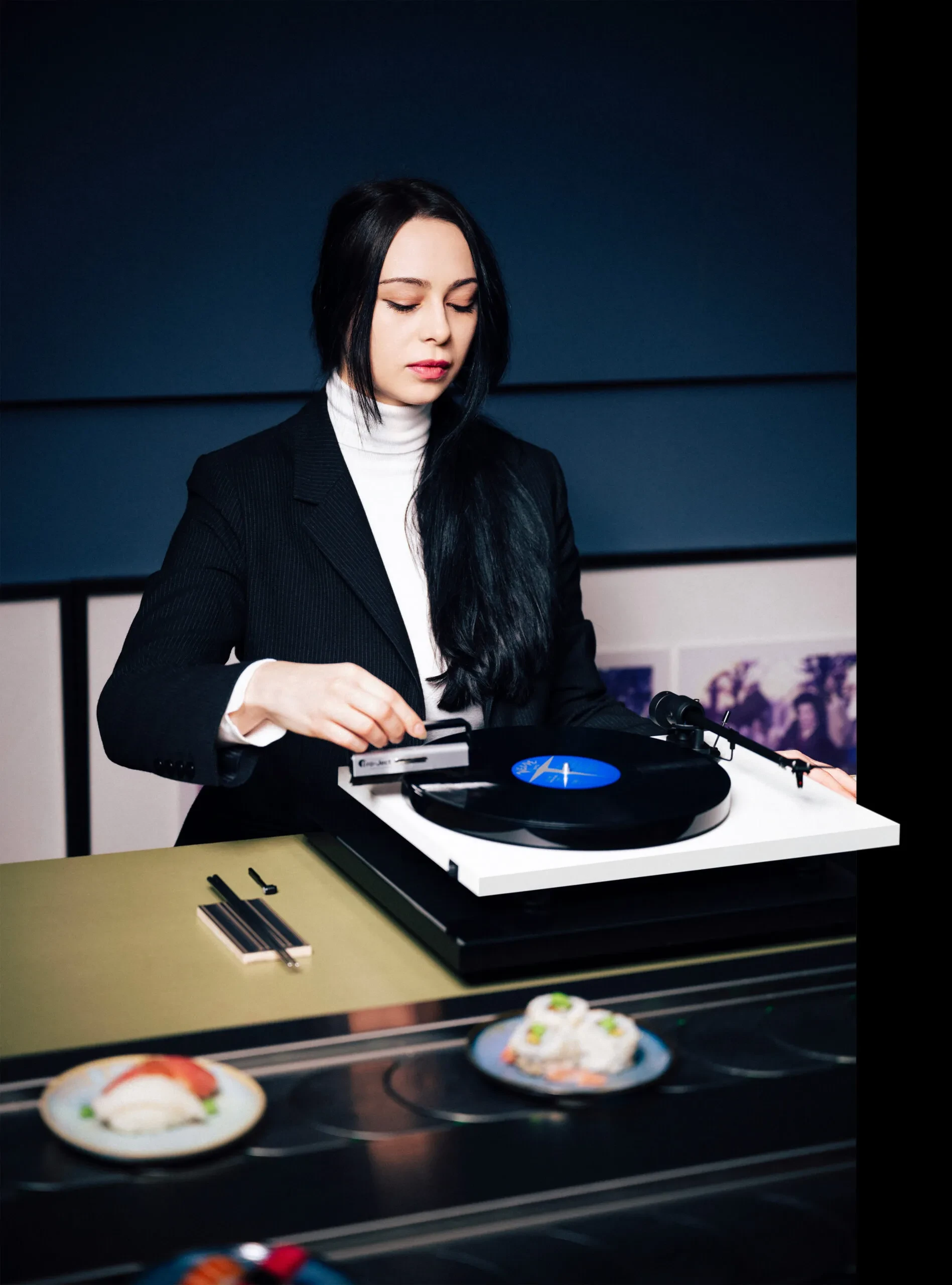 Patefonas Pro-Ject E1 BT su Audio-Technica AT3600L galvute, priešstiprintuviu ir Bluetooth, juodas aprašymas - Prekės nuotrauka
