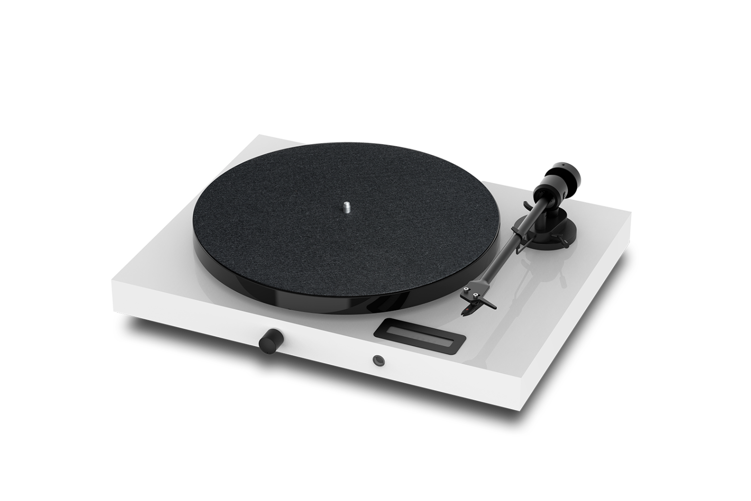 Patefonas Pro-Ject JukeBox E1 su OM5e galvute ir Bluetooth, Baltas aprašymas - Prekės nuotrauka