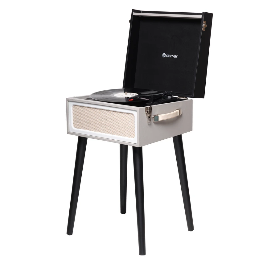 Patefonas Denver VPR-250 su FM, Bluetooth ir USB aprašymas - Prekės nuotrauka