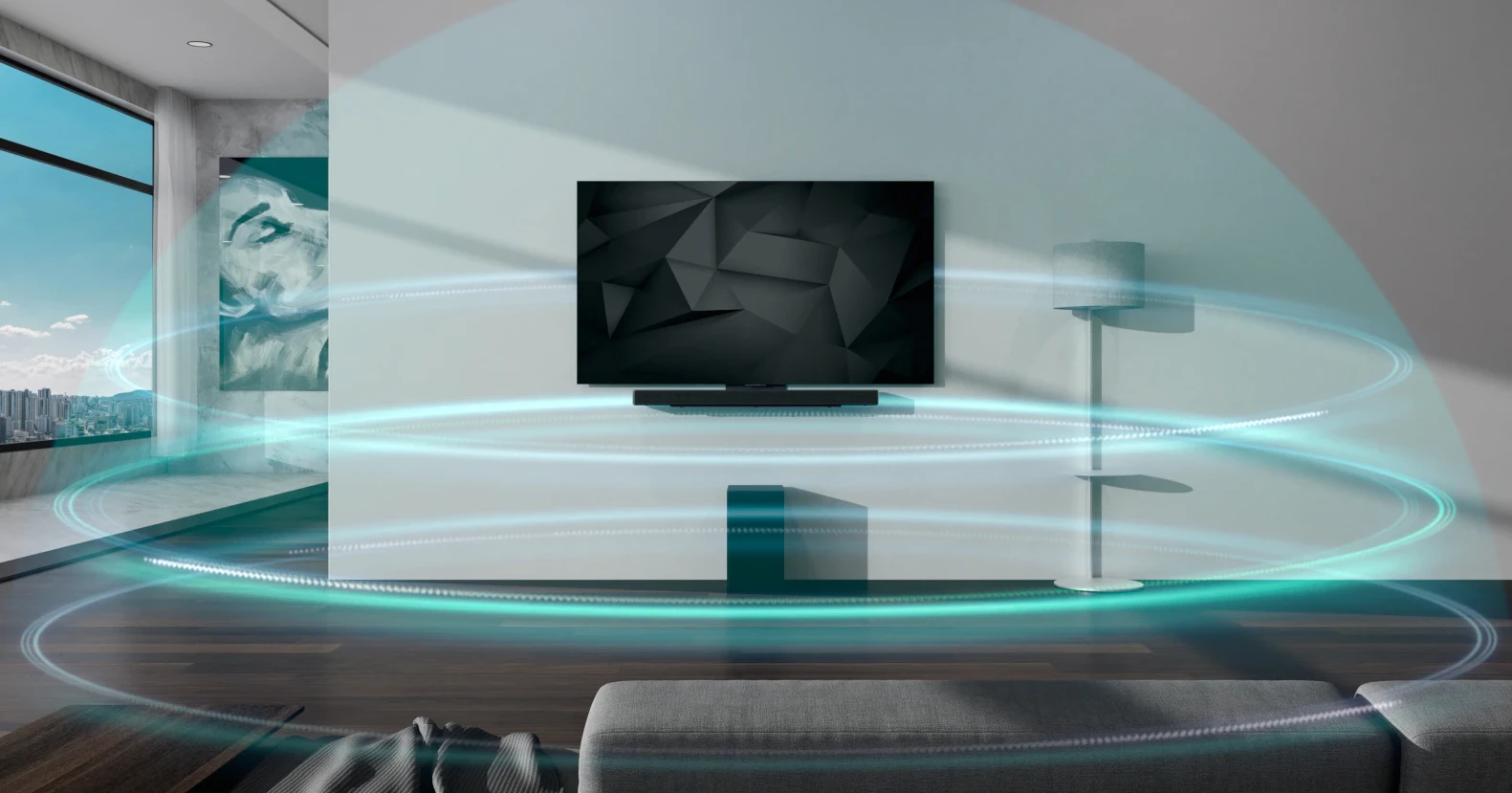 Namų kino sistema Soundbar LG SC9S.DEUSLLM (Pažeista pakuotė) aprašymas - Prekės nuotrauka