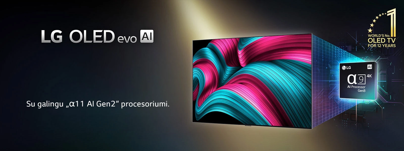 65 colių LG OLED65C51LA | išmanusis Televizorius | webOS 25 | UHD aprašymas - Prekės nuotrauka