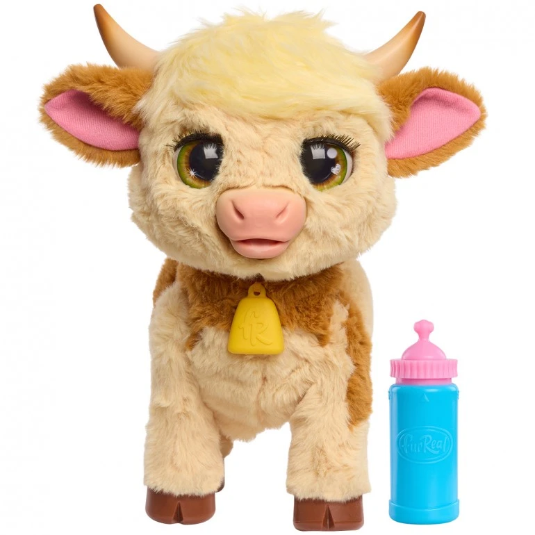 Interaktyvi pliušinė karvė Hasbro FurReal Maggie The Feed and Follow Cow aprašymas - Prekės nuotrauka