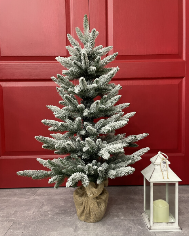 Kalėdinė eglutė „Classic“ - su dirbtiniu sniegu, 90 cm aprašymas - Prekės nuotrauka