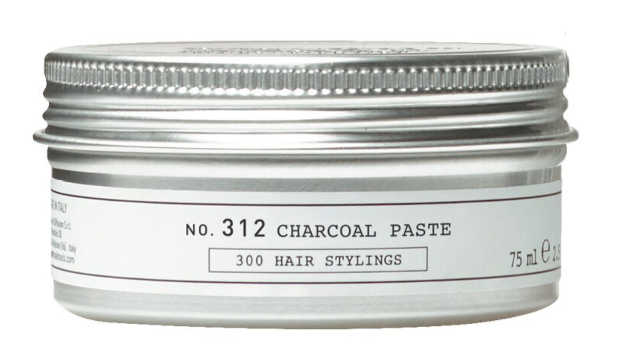 Nr. 312 CHARCOAL PASTE stiprios fiksacijos plaukų pasta, 75 ml aprašymas - Prekės nuotrauka