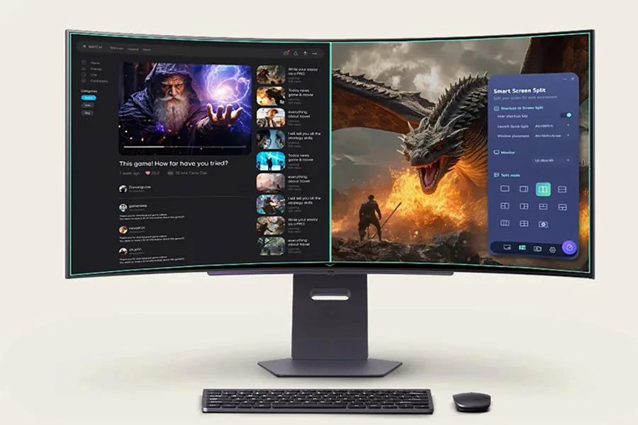 Monitorius LG UltraGear 45GX90SA-B - 240 Hz | UWQHD | 45'' | OLED | 0,03 ms aprašymas - Prekės nuotrauka