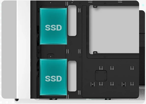 Kompiuterio korpusas Deepcool CC560 V2 | Baltas | Mid Tower | Be maitinimo šaltinio | ATX aprašymas - Prekės nuotrauka
