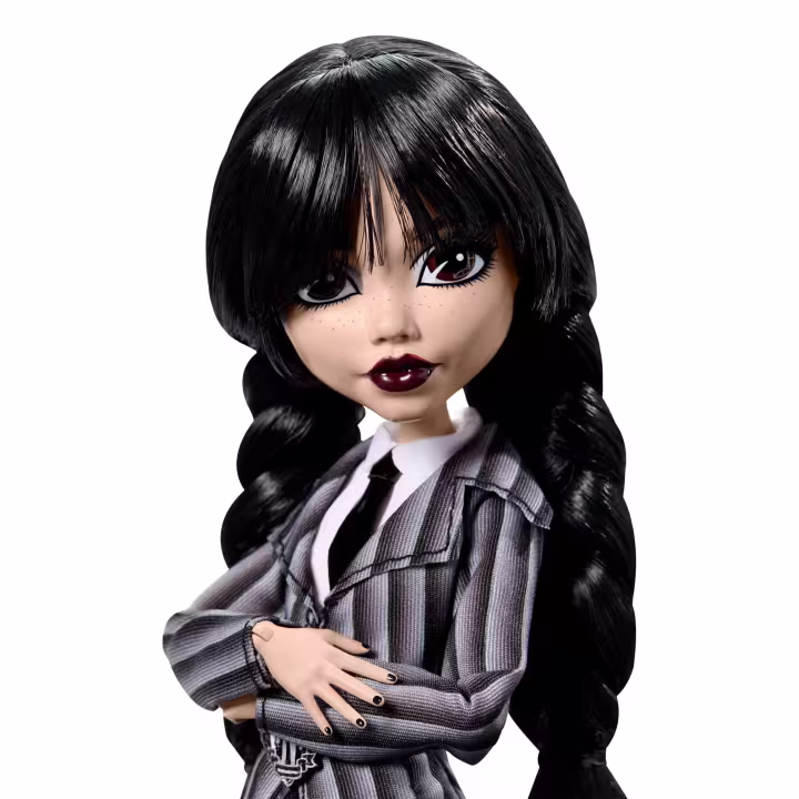 Lėlė Mattel MONSTER HIGH Wednesday (HXJ04) aprašymas - Prekės nuotrauka